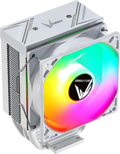 Устройство охлаждения(кулер) Formula Ice Burg ARPW 4P ARGB Soc-AM5/AM4/1151/1200/1700 белый 4-pin 17-34dB 170W Ret фото 3