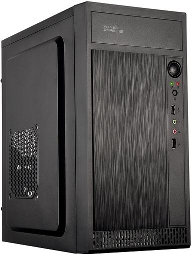 Корпус KingPrice KPCC-MN211 черный без БП mATX 1x80mm 2x120mm 2xUSB2.0 audio фото 1