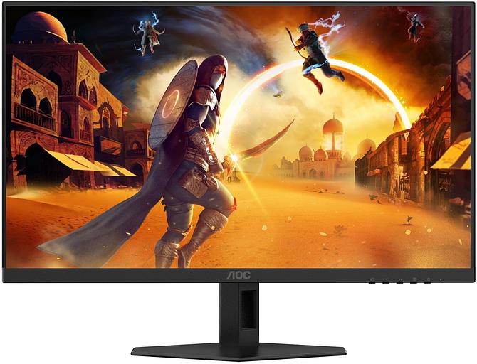 Монитор AOC 23.8" Gaming 24G4XE черный IPS LED 16:9 HDMI M/M матовая 1300:1 300cd 170гр/160гр 1920x1080 180Hz DP FHD фото 1