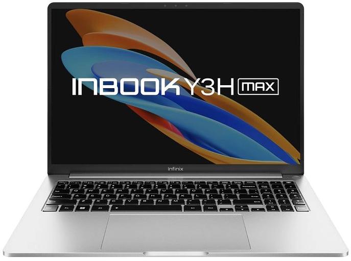 Ноутбук Infinix Inbook Y3H Max YL613H Core i7 12650H 16Gb SSD512Gb Intel Iris Xe graphics 16" IPS FHD (1920x1200) Free DOS Home silver WiFi BT Cam (71008302604) фото 2