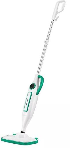 Швабра паровая Kitfort КТ-1098 1250Вт белый/зеленый фото 1