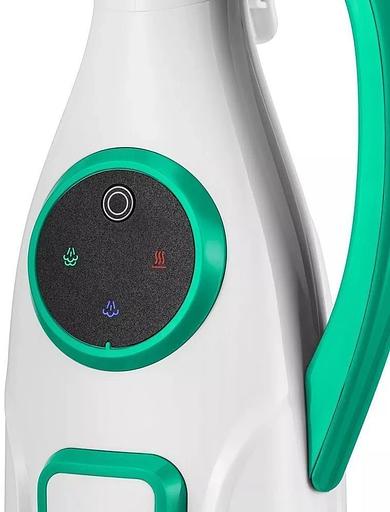 Швабра паровая Kitfort КТ-1098 1250Вт белый/зеленый фото 2