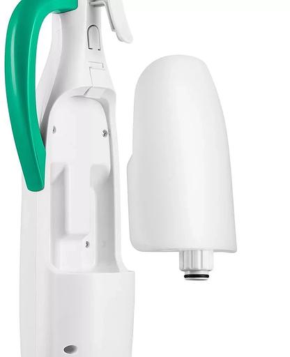 Швабра паровая Kitfort КТ-1098 1250Вт белый/зеленый фото 4