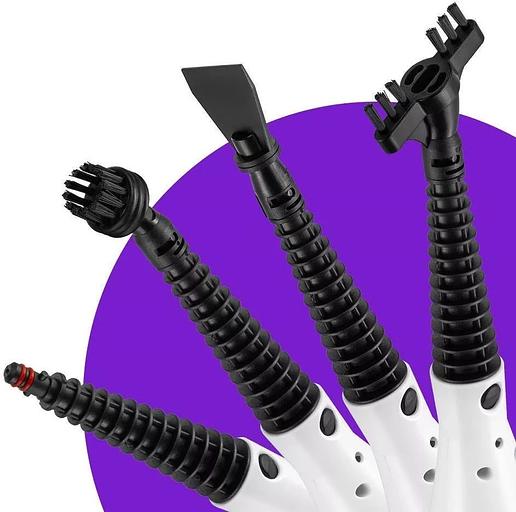 Швабра паровая Kitfort КТ-1098 1250Вт белый/зеленый фото 5