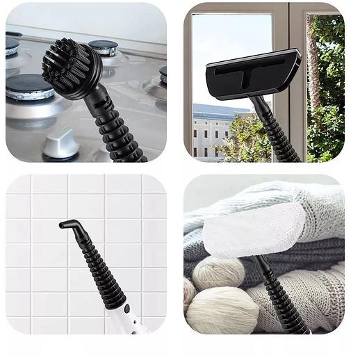 Швабра паровая Kitfort КТ-1098 1250Вт белый/зеленый фото 9