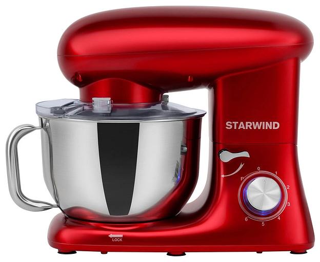 Миксер планетарный Starwind SPM7165 1900Вт красный фото 1