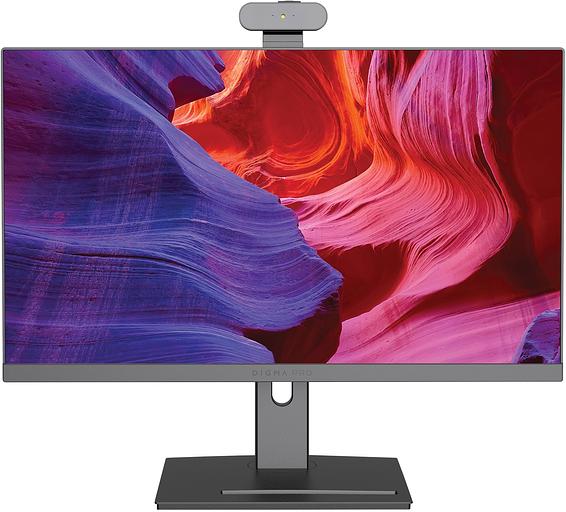 Моноблок Digma Pro Vision 23.8" Full HD Ryzen 7 5700U (1.8) 8Gb SSD256Gb UHDG CR Windows 11 Professional Eth WiFi BT 90W клавиатура мышь Cam черный 1920x1080 фото 1
