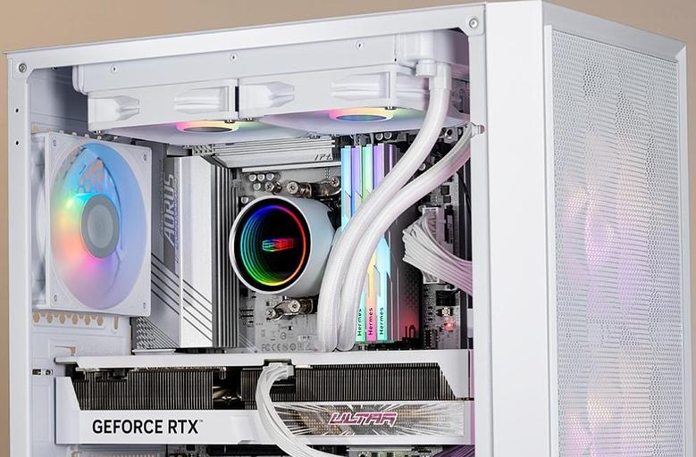 Кулер для процессора PcCooler DA240 ARGB WH фото 7