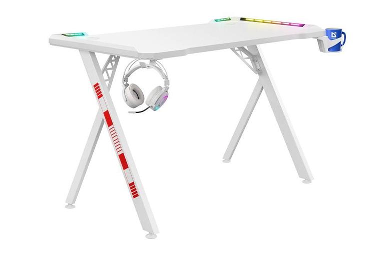 Defender Игровой стол Infinity RGB,подвес круж+гарн.,бел,120_5 фото 1