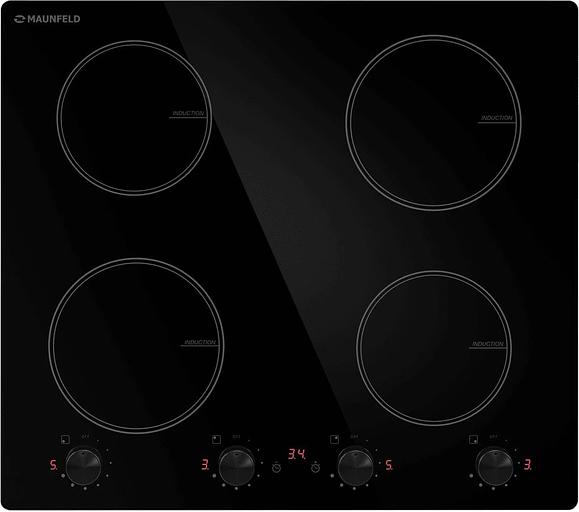 Индукционная варочная поверхность Maunfeld CVI594MBK2 черный фото 1