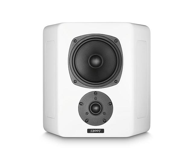 Настенные тыловые трипольные акустические системы Miller & Kreisel® S300T. Цвет: Белый матовый. Пара. фото 2