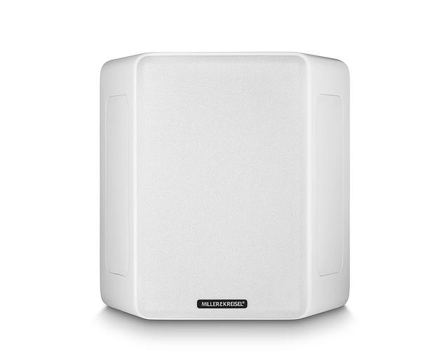 Настенные тыловые трипольные акустические системы Miller & Kreisel® S300T. Цвет: Белый матовый. Пара. фото 4