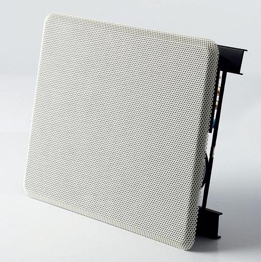 Встраиваемая акустическая система M&K Sound IW85. Металлический квадратный гриль под покраску. Цвет: Белый фото 1