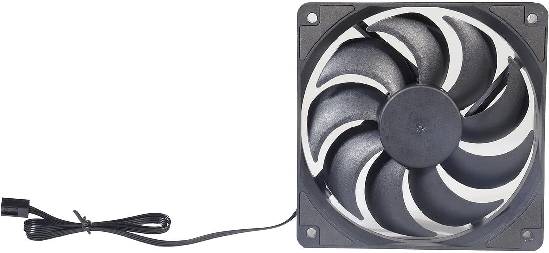 Вентилятор Digma DFAN120PWM-1BK 120x120x25mm черный 4-pin 20-28dB Ret фото 1