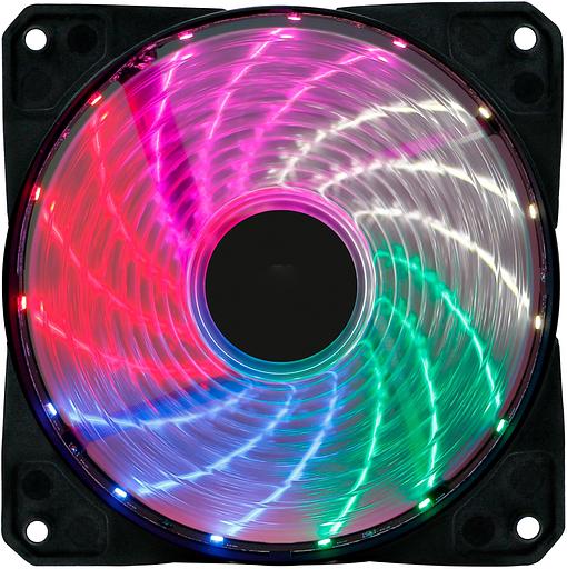 Вентилятор Оклик OG-CF120RGB2-BK 120x120x25mm 3-pin 4-pin (Molex)25dB Ret фото 1