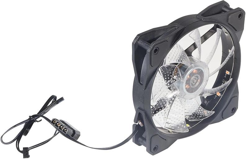 Вентилятор Оклик OG-CF120RGB2-BK 120x120x25mm 3-pin 4-pin (Molex)25dB Ret фото 6