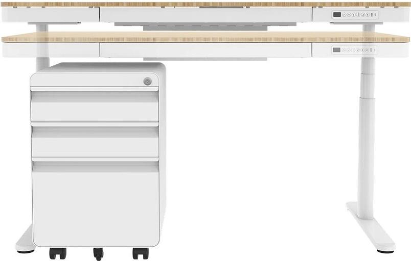 Стол для компьютера с электроприводом, QI-зарядкой и USB-портами FoxGear FG-ED-55W фото 9