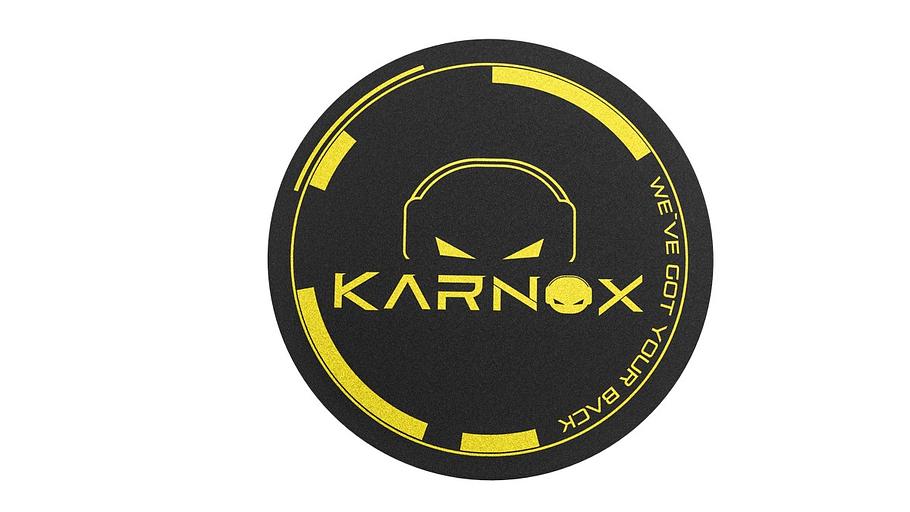 Напольный круглый коврик Karnox FLOOR Mat - 2 мм - Logo фото 1