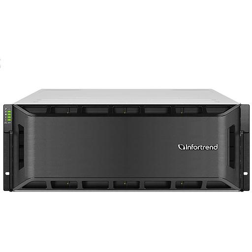 Платформа СХД Infortrend GS2024R01C0FD-8U32 | EonStor GS 2000 4U/24bay, cloud-integrated unified storage, supports NAS, block, object storage and cloud gateway, dual redundant co ntroller subsystem including 2x12Gb/s SAS EXP. ports, 8x1G iSCSI ports +4x фото 2