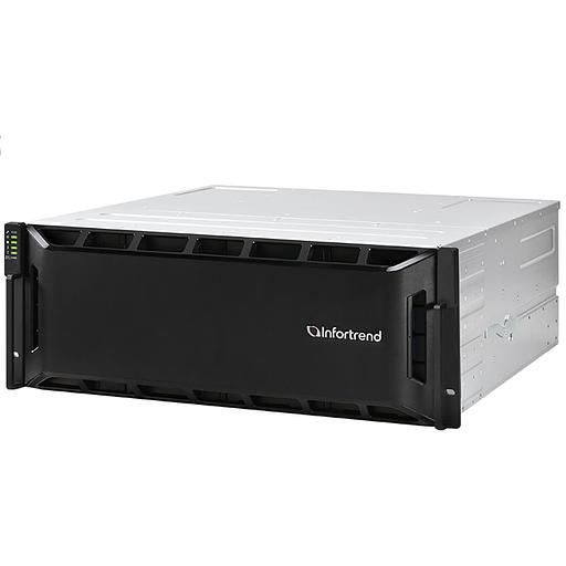 Платформа СХД Infortrend GS2024R01C0FD-8U32 | EonStor GS 2000 4U/24bay, cloud-integrated unified storage, supports NAS, block, object storage and cloud gateway, dual redundant co ntroller subsystem including 2x12Gb/s SAS EXP. ports, 8x1G iSCSI ports +4x фото 3