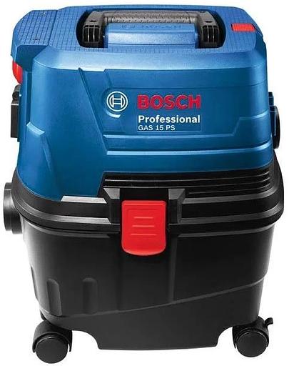 Строительный пылесос Bosch GAS 15 PS синий фото 4