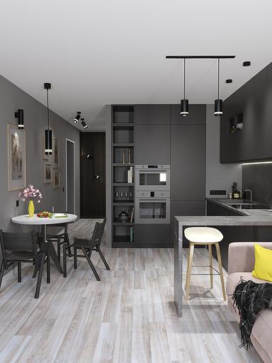 LIGHTING Светильник 4032 накладной потолочный под лампу GX53 черный IEK фото 3