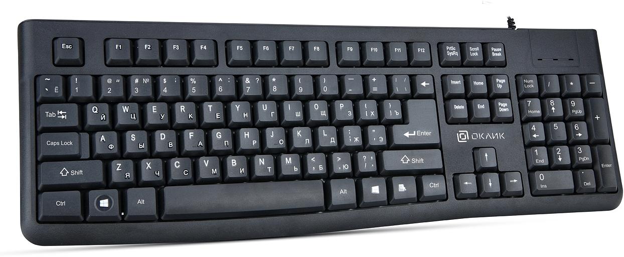 Клавиатура Оклик K135 черный USB (1914788) фото 4