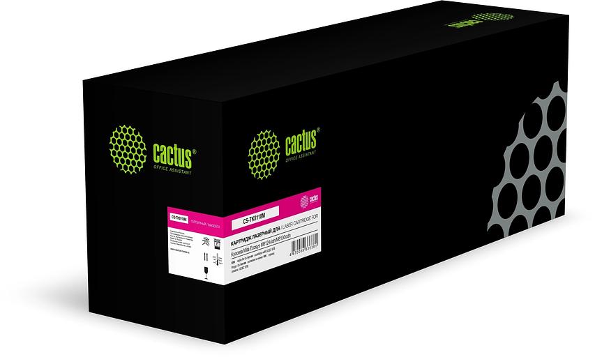 Картридж лазерный Cactus CS-TK8118M TK-8118M ASIA CN пурпурный (6000стр.) для Kyocera Mita Ecosys M8124cidn/M8130cidn фото 1