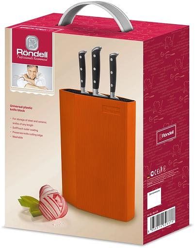Универсальная пластиковая подставка для ножей Orange Rondell RD-470 фото 2
