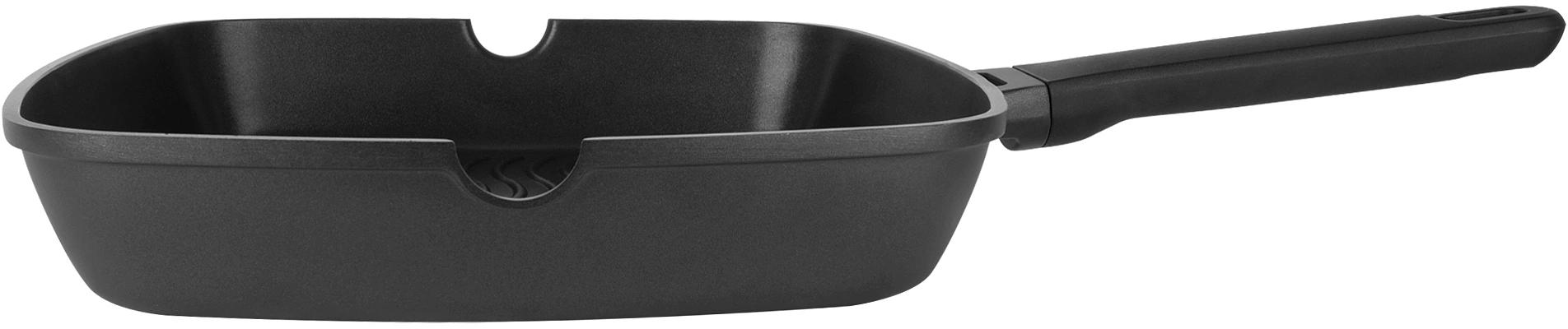 Сковорода-гриль Rondell Zeita Neu RDA-1204 квадратная 28см покрытие: TriTitan ручка несъемная (без крышки) черный фото 2