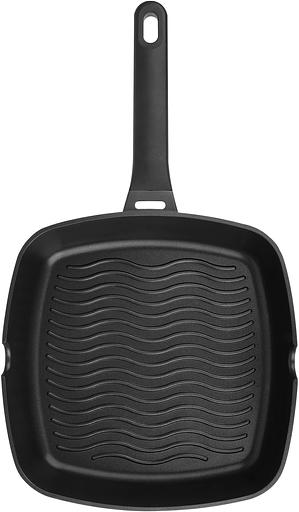 Сковорода-гриль Rondell Zeita Neu RDA-1204 квадратная 28см покрытие: TriTitan ручка несъемная (без крышки) черный фото 3