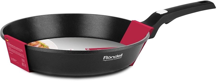 Сковорода Rondell Point RDA-1347 круглая 26см покрытие: TriTitan ручка несъемная (без крышки) графитовый фото 1