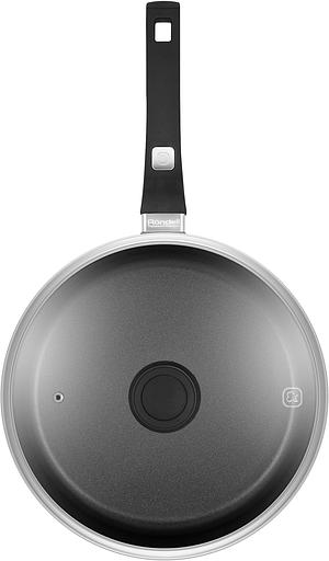 Сотейник Rondell Point RDA-1351 d=28см (с крышкой) графитовый фото 4