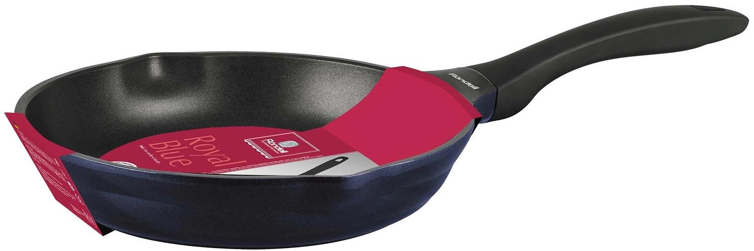 Сковорода Rondell Royal Blue RDA-1543 круглая 20см покрытие: Eclipse ручка несъемная (без крышки) синий фото 1