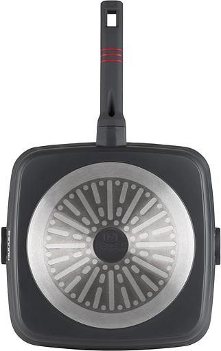 Сковорода Rondell Stripes RDA-1616 квадратная 28см покрытие: Xylan Plus ручка несъемная (без крышки) серый фото 4