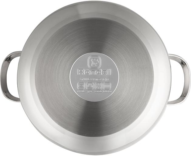 Кастрюля Rondell Calypso RDS-1672 5.8л. d=22см (с крышкой) стальной фото 4