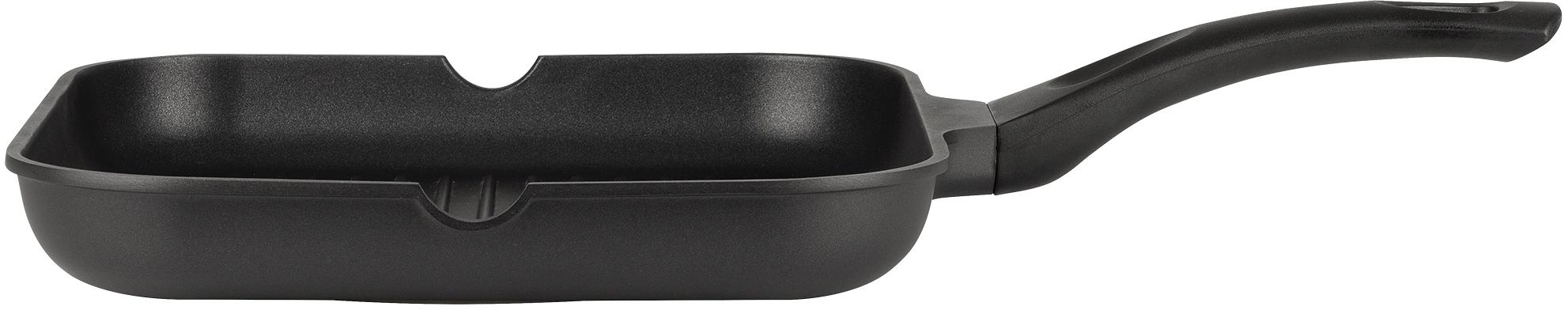 Сковорода-гриль Rondell Schwarz RDA-1683 квадратная 28см покрытие: Xylan Plus ручка несъемная (без крышки) черный фото 3