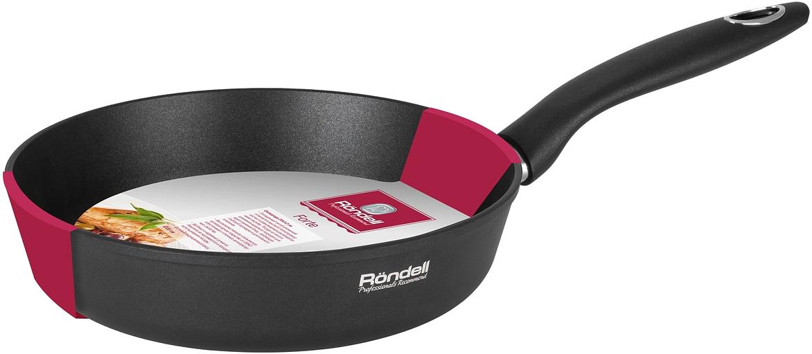 Сковорода Rondell Forte RDA-1648 круглая 20см покрытие: антипригарное ручка несъемная (без крышки) черный фото 5