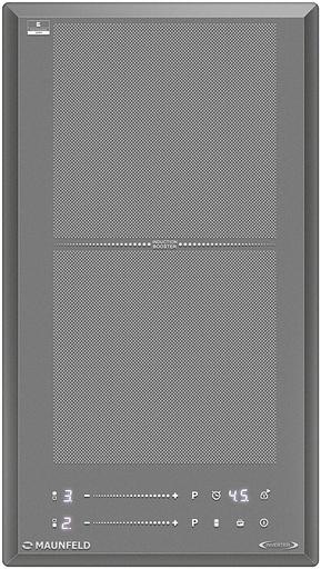 Индукционная варочная поверхность Maunfeld CVI292S2FLGR Inverter серый фото 1