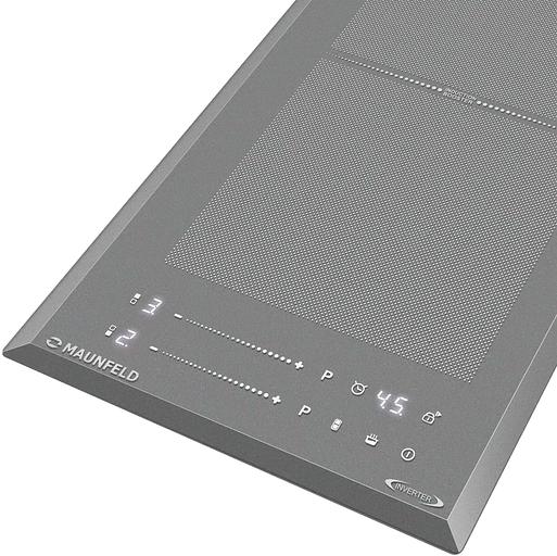 Индукционная варочная поверхность Maunfeld CVI292S2FLGR Inverter серый фото 4