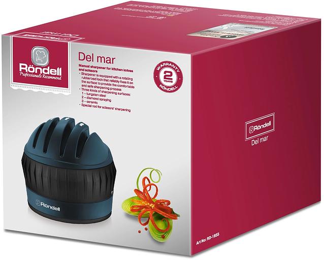 Точилка для ножей Rondell Del mar RD-1855 черный фото 5