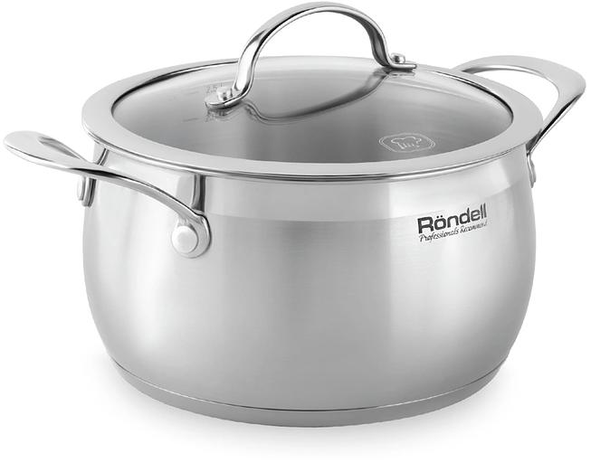 Кастрюля Rondell Admiring RDS-746 2.5л. d=18см (с крышкой) стальной фото 2