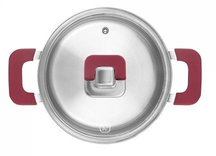 Набор 8 предметов: Кастрюли с/кр 20 см (3,0л), 24 см (5,6л), ковш с/кр 16 см (1,4л), сотейник б/кр 2 фото 10