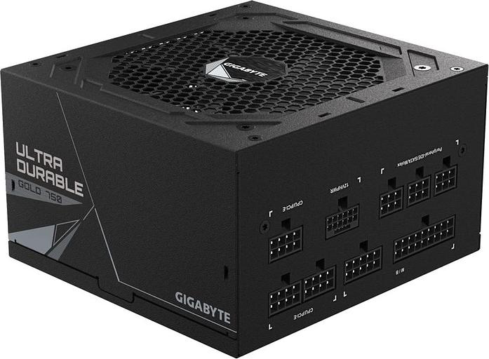 Блок питания Gigabyte ATX 750W GP-UD750GM PG5 80+ gold (20+4pin) APFC 120mm fan 8xSATA Cab Manag RTL фото 1