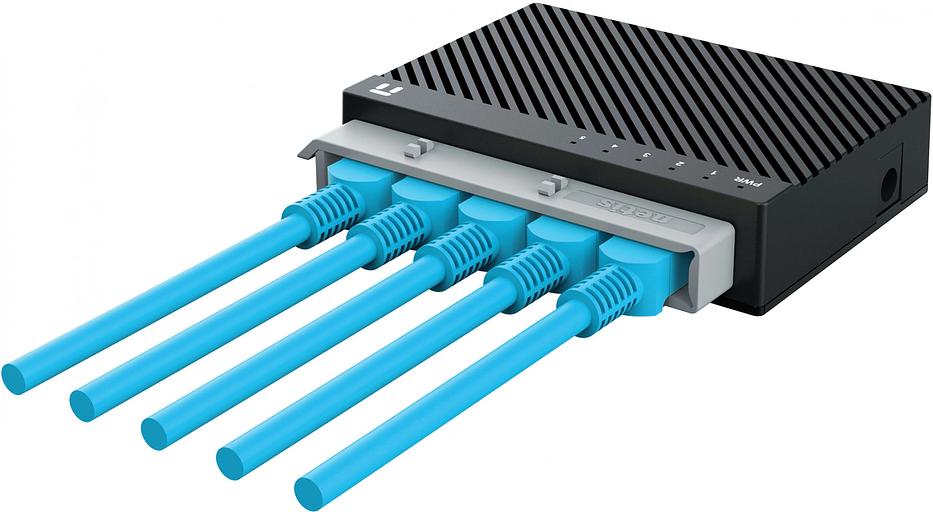 Коммутатор Netis ST3105C 5x100Мбит/с неуправляемый фото 4