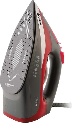 Утюг Vitek VT-8348 2400Вт серый/красный фото 3