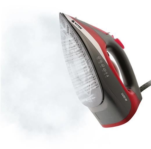 Утюг Vitek VT-8348 2400Вт серый/красный фото 6