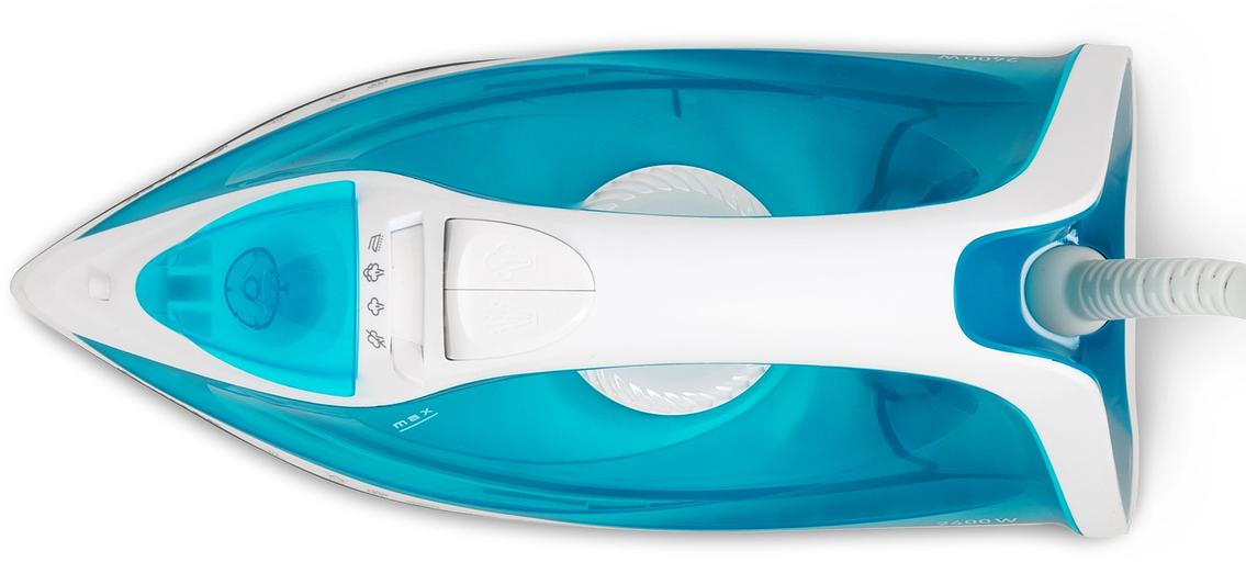 Утюг Vitek VT-8336 2400Вт белый/бирюзовый фото 4