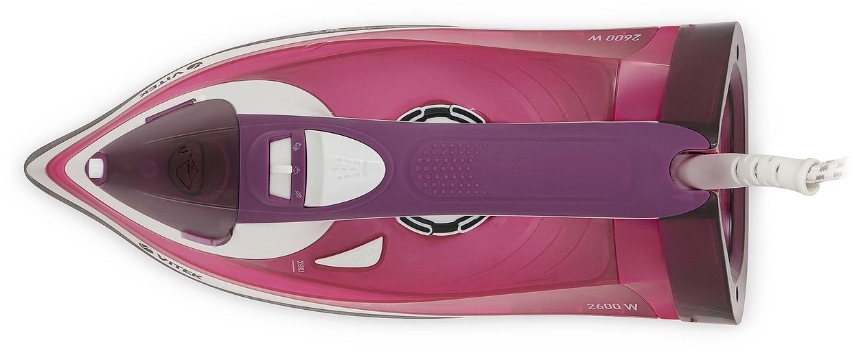Утюг Vitek VT-8354 2600Вт фиолетовый/белый фото 6