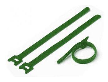 Хомут-липучка Lanmaster LAN-VCM310-GN 310x16мм (упак:20шт) нейлон/полиэтилен внутри помещений зеленый фото 1